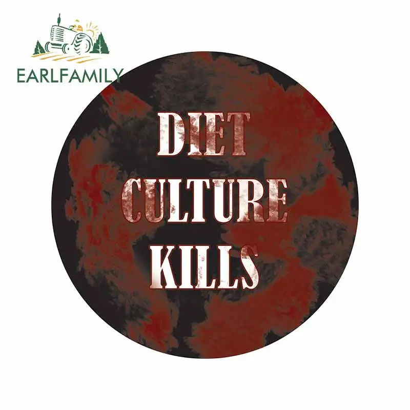 EARLFAMILY 13 см x 12 2 для диеты культура убивает ремонт автомобиля Наклейка виниловый