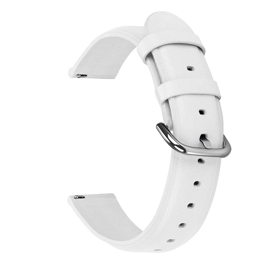 WH Смарт-часы, ремешок, браслет для samsung Galaxy Watch, кожаный ремешок для часов, ремешок для samsung Galaxy Watch Active 1/2, 40 мм/44 мм - Цвет: WH