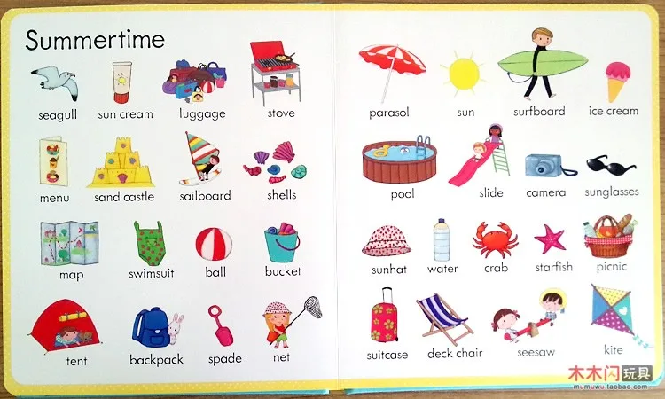 

English picture book :new board books --My first word book , English dictionary for baby and kids early education