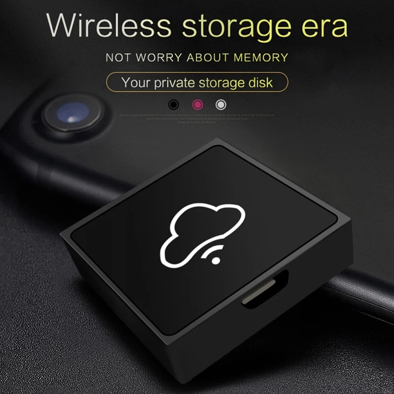 Wi Fi дисковая коробка для хранения облачная TF кард ридер флеш накопитель Обмен