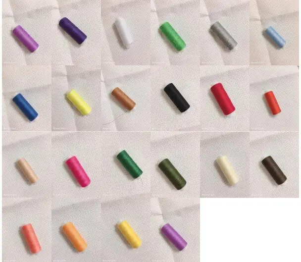 10 Colors/set sewing Knitting Thread Reel for Hand Stitching Machine Sewing Finest Polyester Durable |