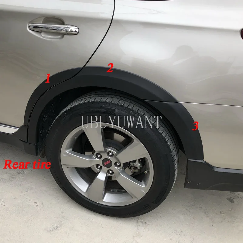 CNYAM 10 шт. автомобильные колеса для бровей круглые дуги брызговики Subaru Outback 2015 2016 2017