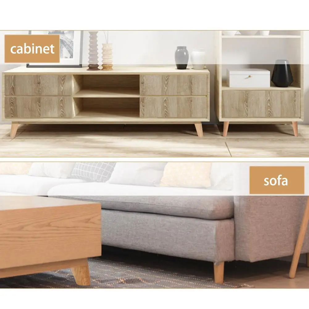 1 шт. 6 дюймов мебельные ножки резиновая деревянная ножка диванная сменная для