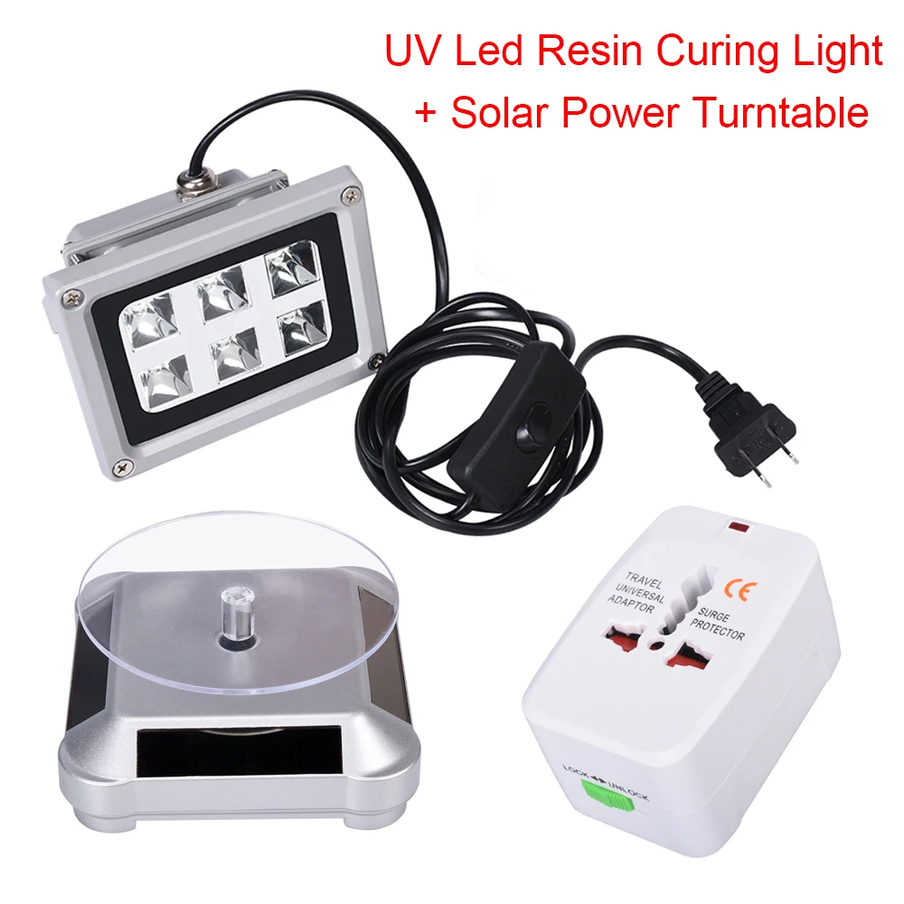 УФ светодиодсветильник полимерная лампа 360 нм градусов|Детали и аксессуары для