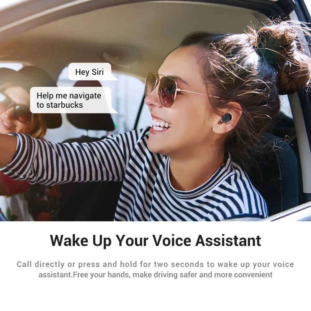 TOPK Bluetooth наушники-вкладыши TWS с 5 0 настоящие Беспроводные наушники микрофоном