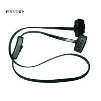 factory 25 off 0 61m flat thin as noodle gps cable obd obdii obd2 extension cable with switch elm327 connector l type adapter