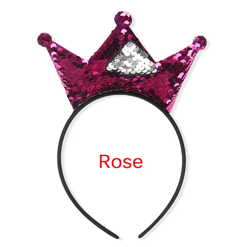 

1pc Fashion Hairband Children Cute Headband Girls Sequin Crown