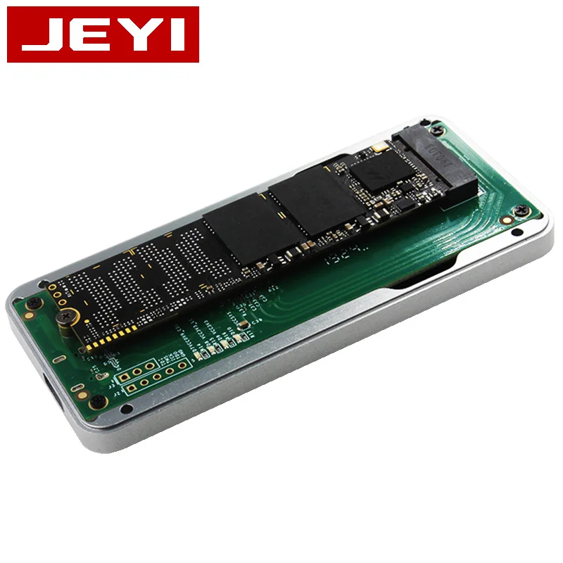 JEYI thunderbolt 3 m.2 nvme корпус чехол для мобильного телефона NVME TO TYPE-C алюминиевый тип C3.1 m. 2 USB3.1 M.2 PCIE U.2 SSD LEIDIAN-3