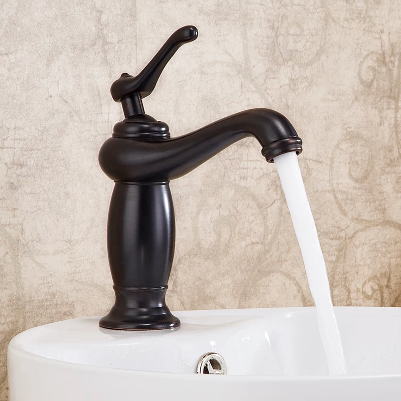 Кухонные краны для раковины лица холодной и горячей воды полностью cupreous black Europe