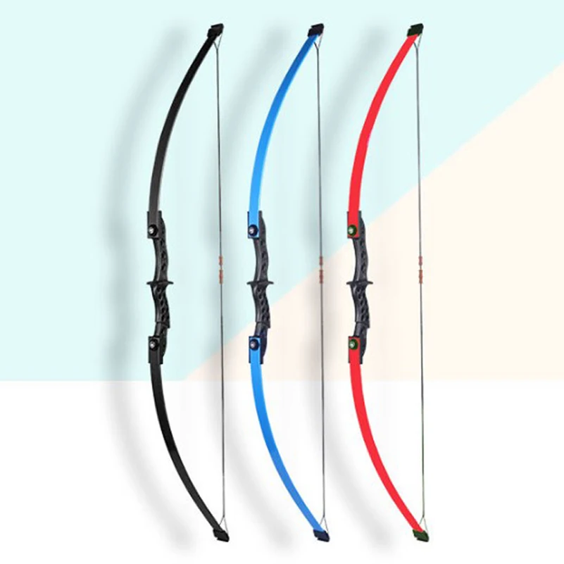 

3 Colors F022 Children's Straight Pull Bow 15 Pound Practice Bow Outdoor Youth Training Archery Equipment