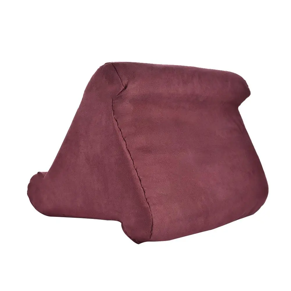 Wine Red Подставка для планшета IPad, подставка-держатель для телефона, подставка на коленях, многоугольная мягкая подушка, подставка для смартфона, держатель для Iphone - Цвет: Wine Red