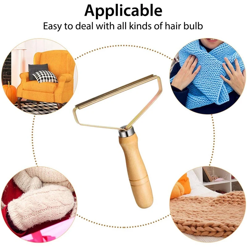 3 шт портативный капок удаления и мульти-Ткань свитер гребень со стальной сеткой