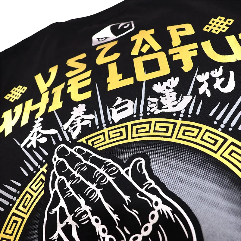 Новая футболка VSZAP fight MUAY THAI combat с короткими рукавами одежда для занятий фитнесом