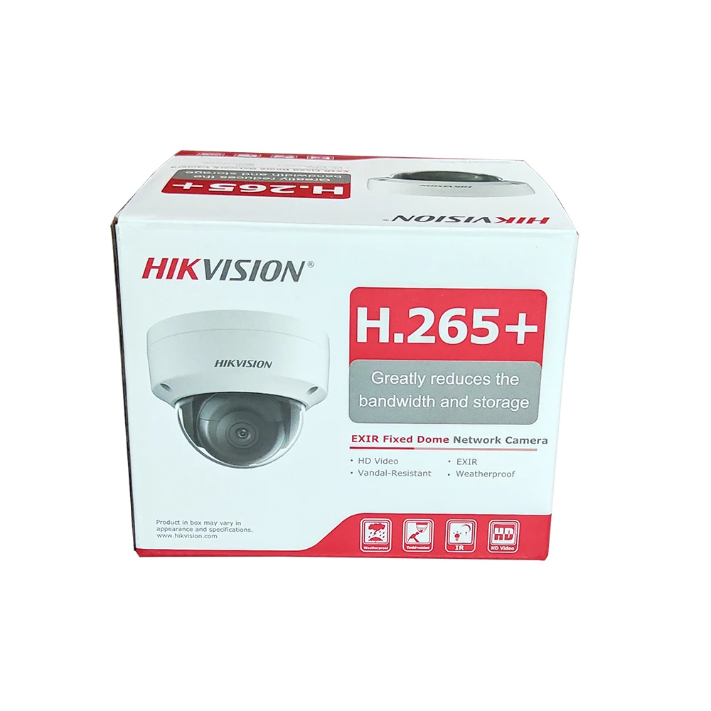 

Ip-камера HIKVISION, 4 МП, DS-2CD2143G0-I POE, H.265, IP67, EZVIZ, сетевая купольная камера видеонаблюдения