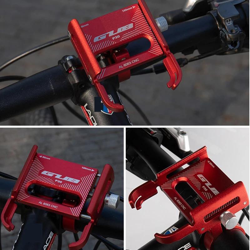 Велосипедный держатель для телефона GUB P30 CNC MTB вращающийся на 360 градусов