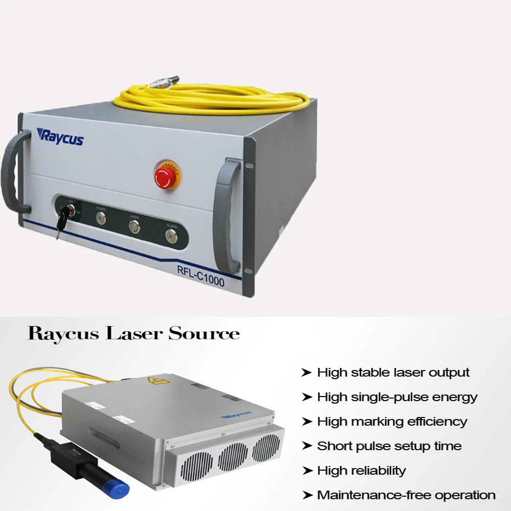 20 Вт Raycus Q-switched импульсный 1064nm волоконный лазерный источник генератор для