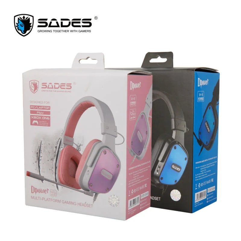 

SADES Gaming headset stereo sound heaset 3.5mm For PS4 XBOX ONE headphones microphone