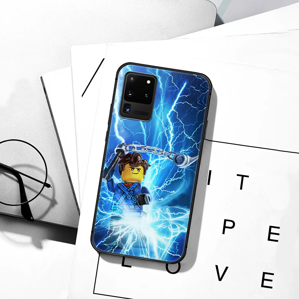 

L-Legos Ninjago Game Phone Case For Samsung Galaxy S Note 6 7 8 9 10 E 20 UITRA FE 21 Plus Edge black Etui Trend Cover Pretty