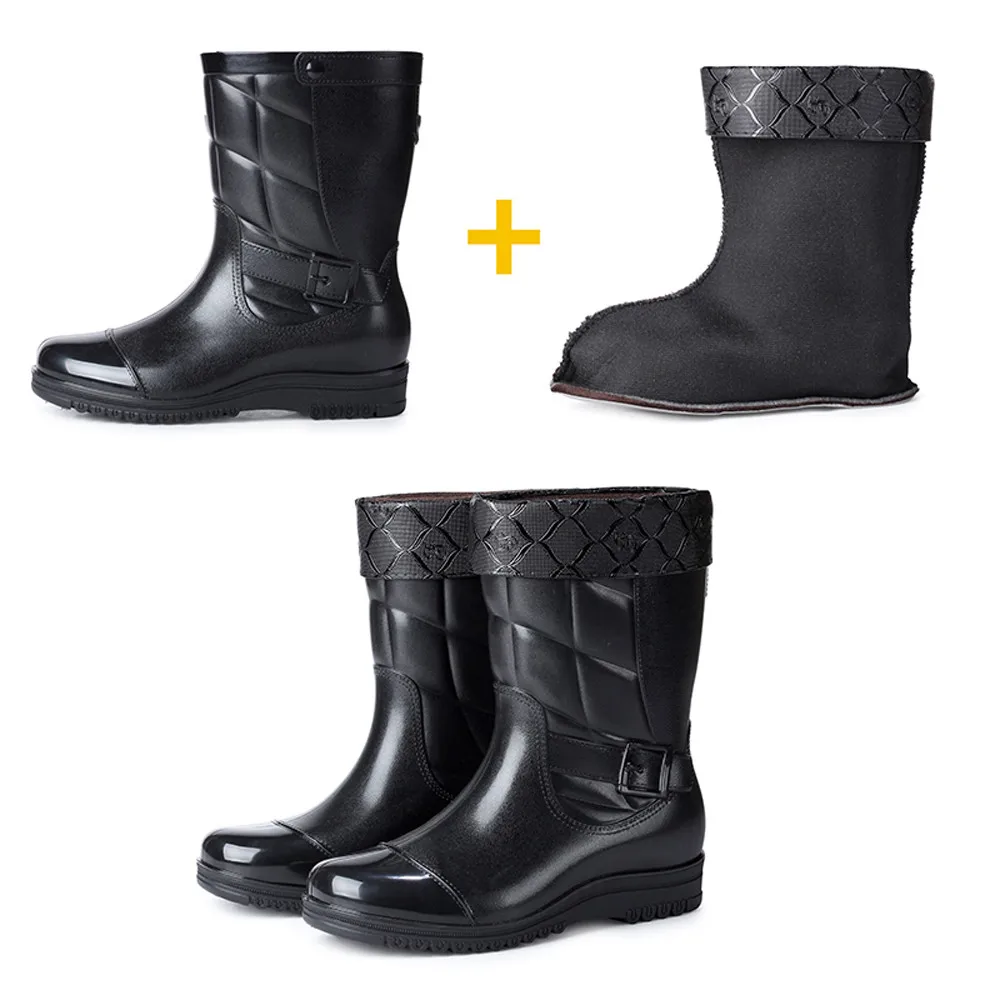 SAGACE/Новый дизайн Модные повседневные мужские теплые Нескользящие резиновые