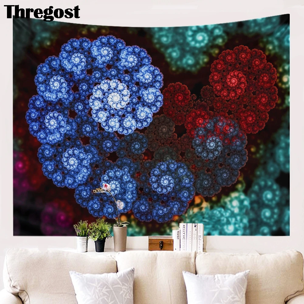 Мандала настенный гобелен хиппи Декор Колледж украшения для общежития пляжные