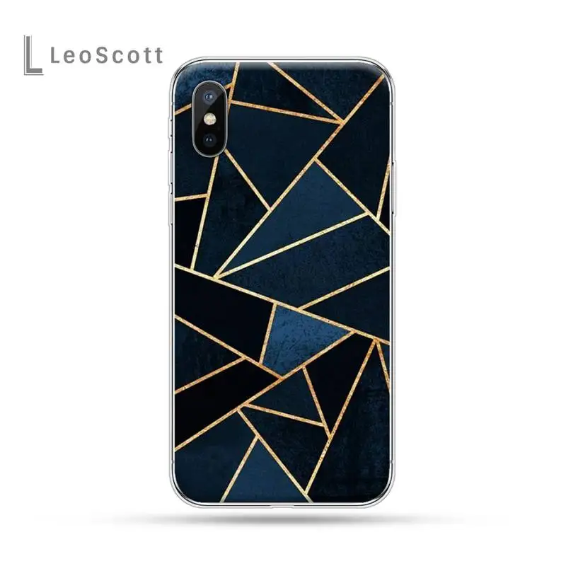 

Geometric Marble Texture art pattern Phone Case For iphone 12 5 5s 5c se 6 6s 7 8 plus x xs xr 11 pro max mini