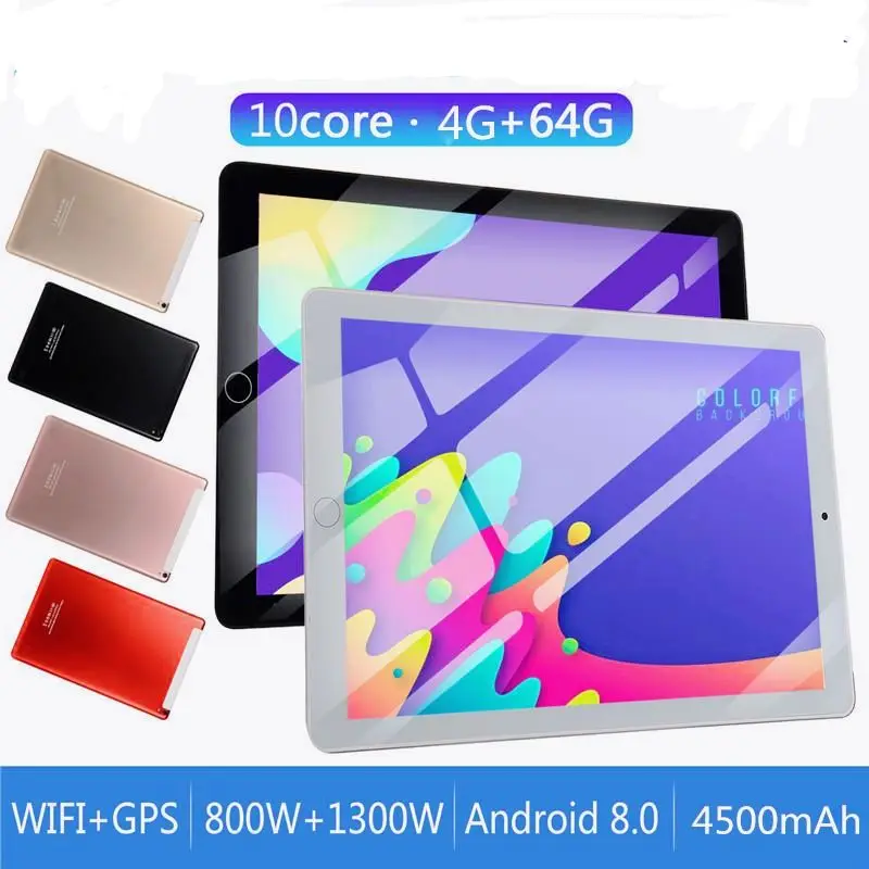 

10.1 Inch Tablets 4G Phablet Android 10.0 Google Play 8GB RAM 128GB ROM Dual 4G LTE SIM Bluetooth WiFi GPS 10 Inch