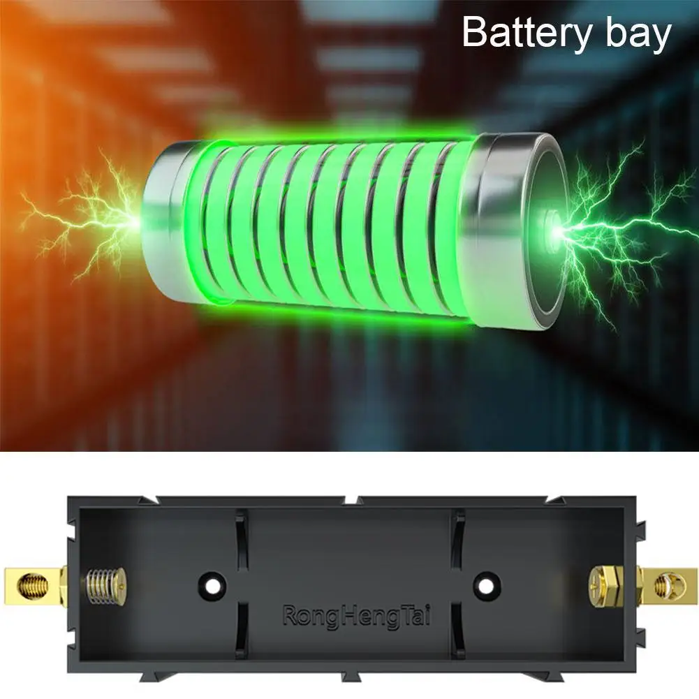 Слот для батареек, совместимых с 21700, для хранения литиевых аккумуляторов без пайки, с высоким током, соединяемый винтами из меди.