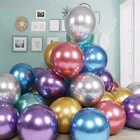Металлические жемчужные латексные шары 510x, 518 дюймов, цвета металлик, гелиевый воздух, шары для дня рождения, свадьбы, вечеринки, розовые, фиолетовые, розовые, золотые