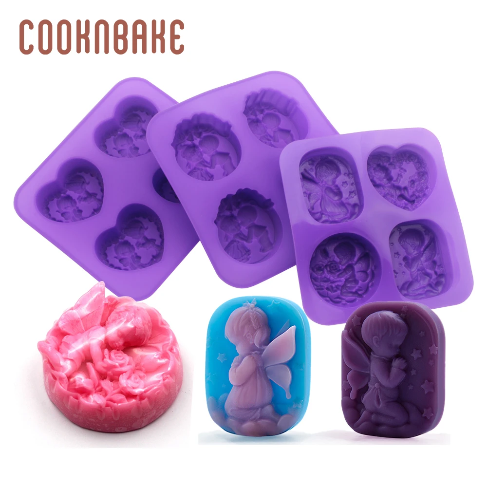 COOKNBAKE ручной работы форма для мыла смола сердце торт искусственная гипсовая