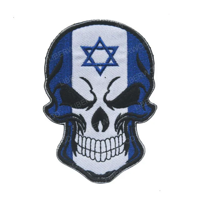 Israel Punisher Каратель Спартанский череп шлем Россия Американский Израиль Канада Испанский Великобритания Чешский Немецкий флаг патч тактический боевой дух нашивки значки - Цвет: Israel Punisher