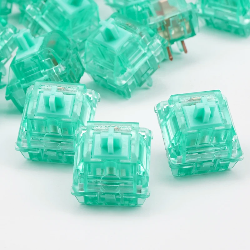 Переключатели Zealpc бирюзовые Tealios 6 35 г 65 2 шт.|Клавиатуры| |
