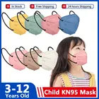 Детские маски раннего возраста Kn95, маски FPP2 Homologada, 5 слоев, Mascarilla FFP2, детская маска для лица, маски fpp2 для детей