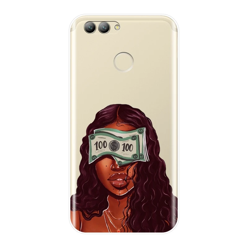 Задняя крышка из ТПУ для Huawei Nova 5 4 4E 3 3I 3E 2i 2 Lite Plus сексуальный черный силиконовый