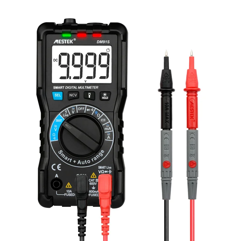 MESTEK DM91A digital tester multimeter mini pocket DC AC voltage current ammeter 9999 counters multitester | Инструменты