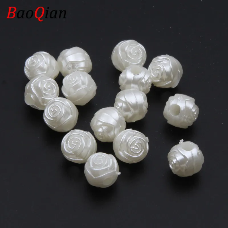 100 шт. бусины с имитацией жемчуга 9 мм | Украшения и аксессуары