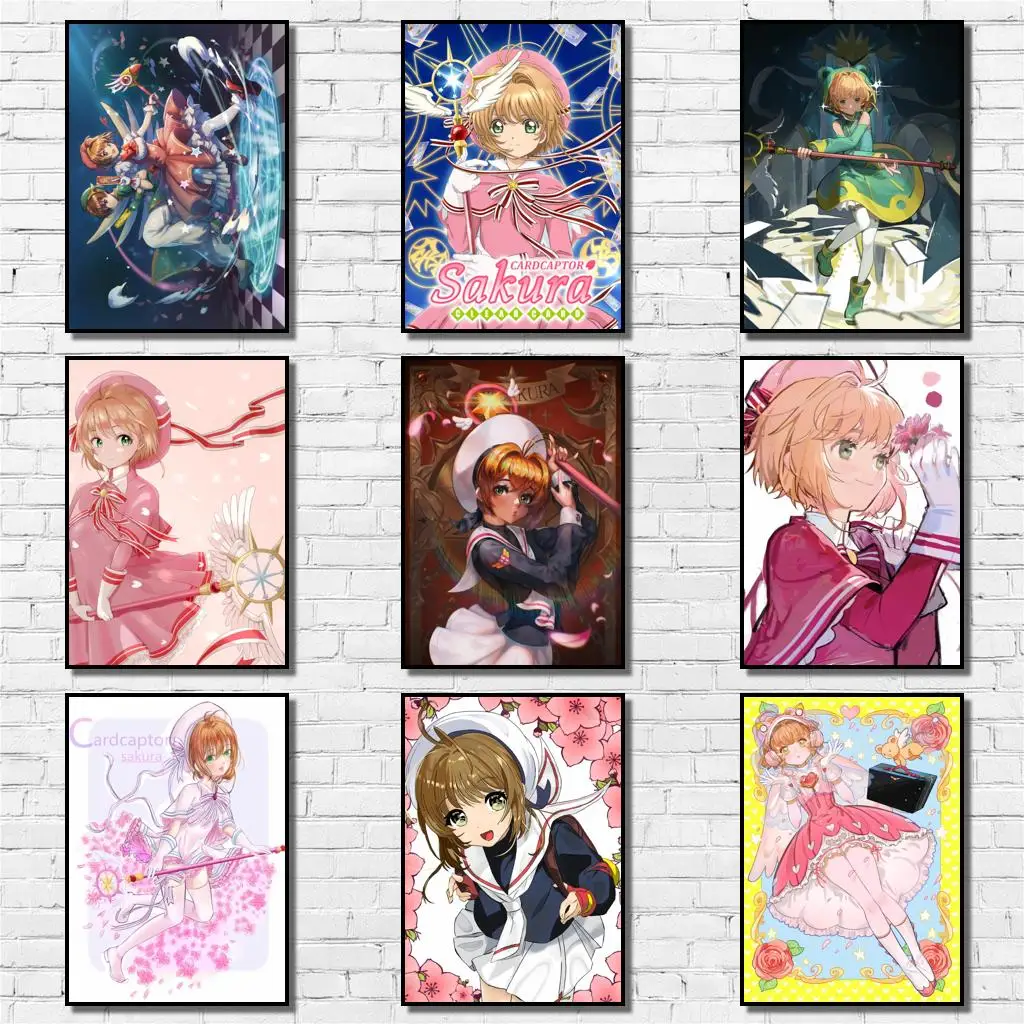 36 рисунков аниме карточка Captor Sakura Whitepaper постер мультяшное Искусство Живопись