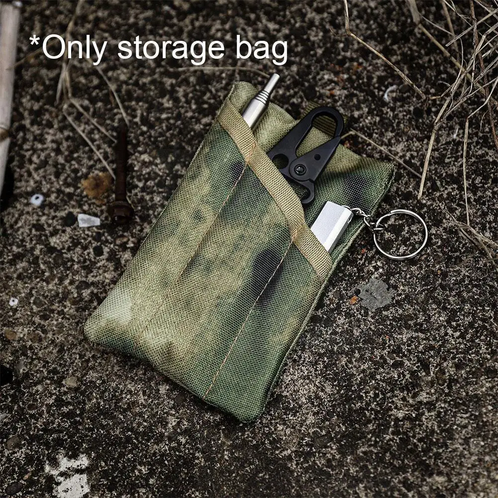 

Edc Portable Outdoor Sports Camouflage Belt Bag Tactical Camping Purse Hand Supplies Bag Storage Tactical Coin Running Tool A6u8