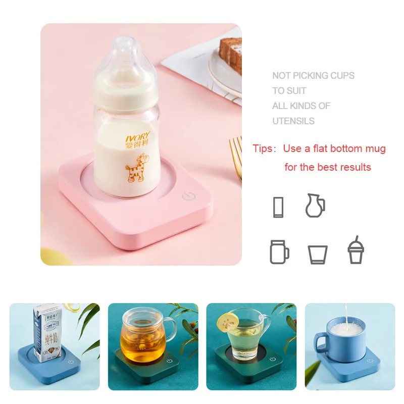 Кружка чашка теплее для офисного стола использовать с тремя температурными