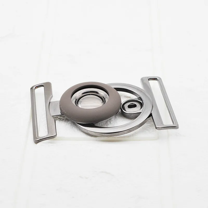 50 мм цинковый сплав модные пряжки ремня многоцелевой кнопки для женщин вниз