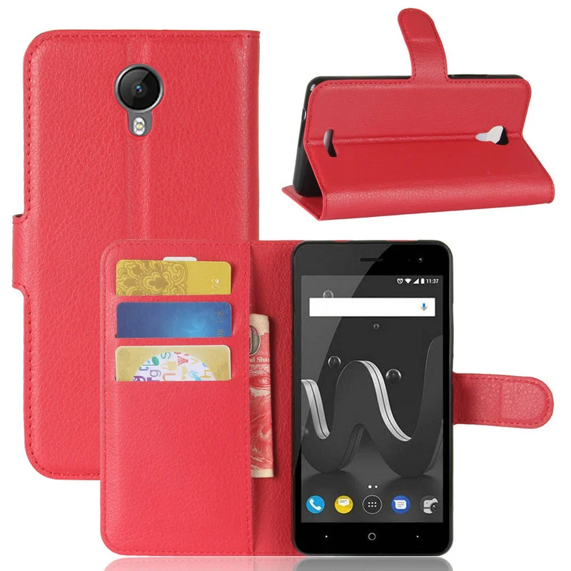 Кожаный флип-чехол для Wiko Jerry 2 Jerry2 5 дюймов, чехол для телефона Wiko Jerry 2 Jerry2 5 дюймов, чехол-накладка с подставкой