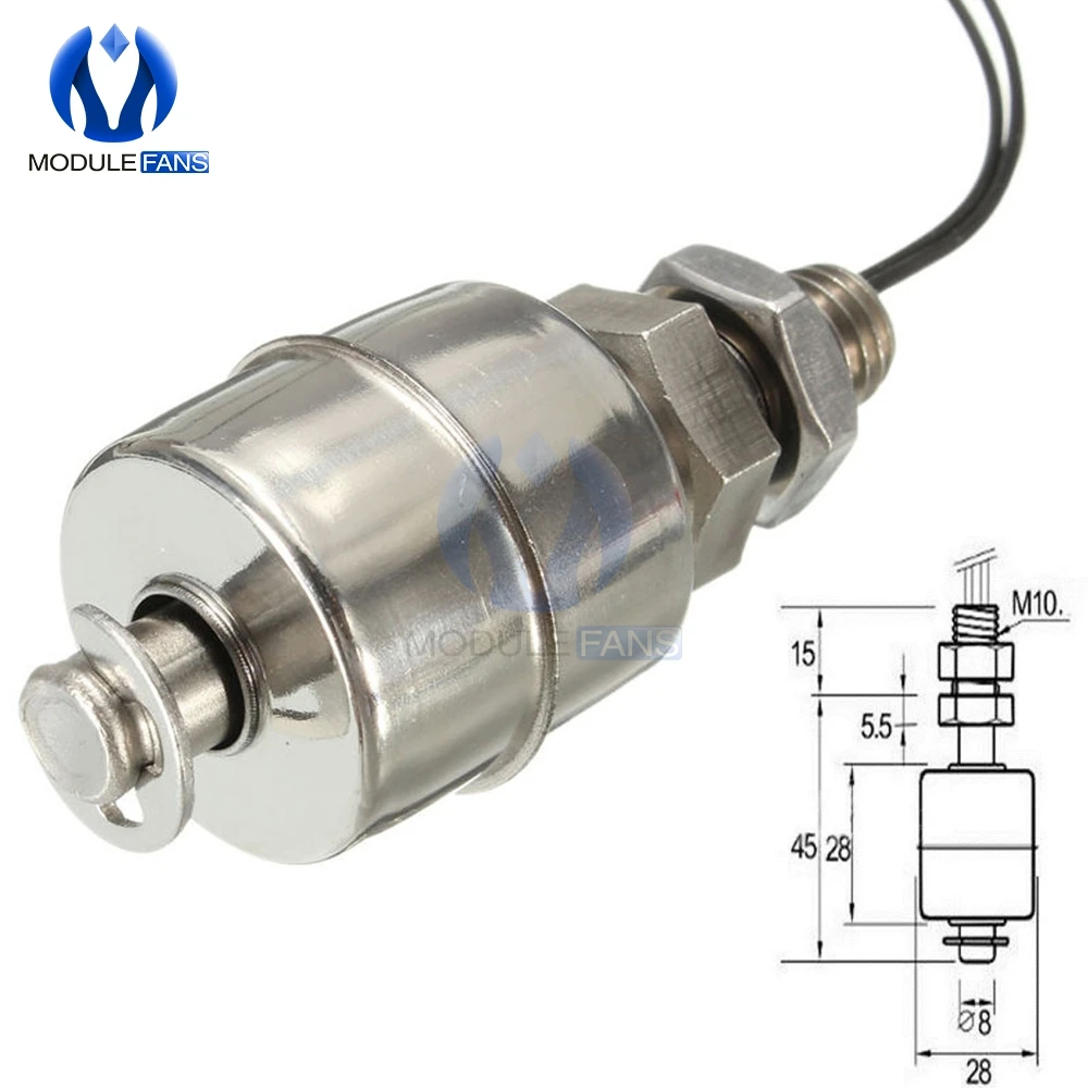Мини индикатор вертикальный датчик уровня воды из нержавеющей стали 45 мм