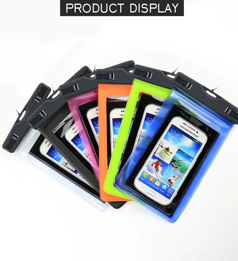 10 шт./лот водонепроницаемая сумка со светящимся подводным чехлом чехол для