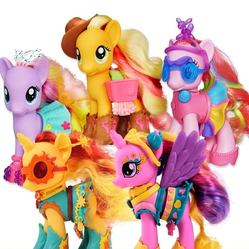 My Little Pony фигурка малыша на шею вращающаяся игрушка принцесса девочка горячие игрушки подарок на день рождения игрушки для детей Детские игрушки подарок на день рождения
