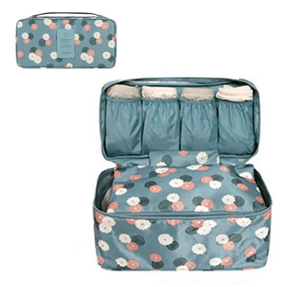 Дорожный органайзер для бюстгальтеров нижнего белья косметичка Хранения
