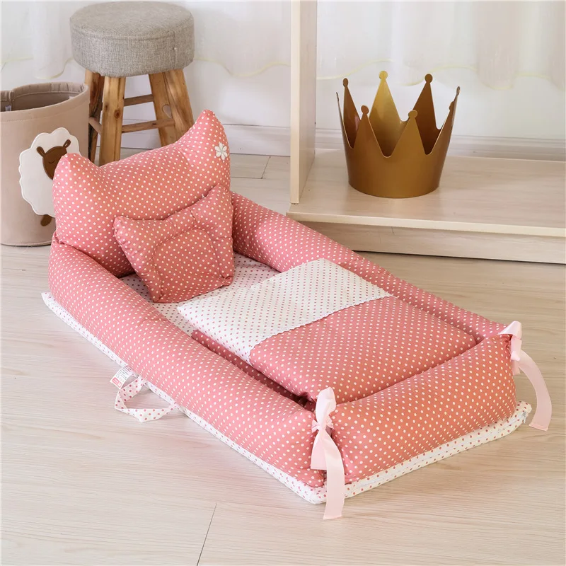 

Hot Sale Time-limited Newborn Sleeper Rest Nest Bed Cot With Blanket Infant Cradle Nursery Bassinet Stroller For