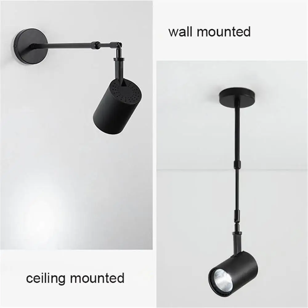 Промышленные художественные настенные точечные светильники с длинным полюсом