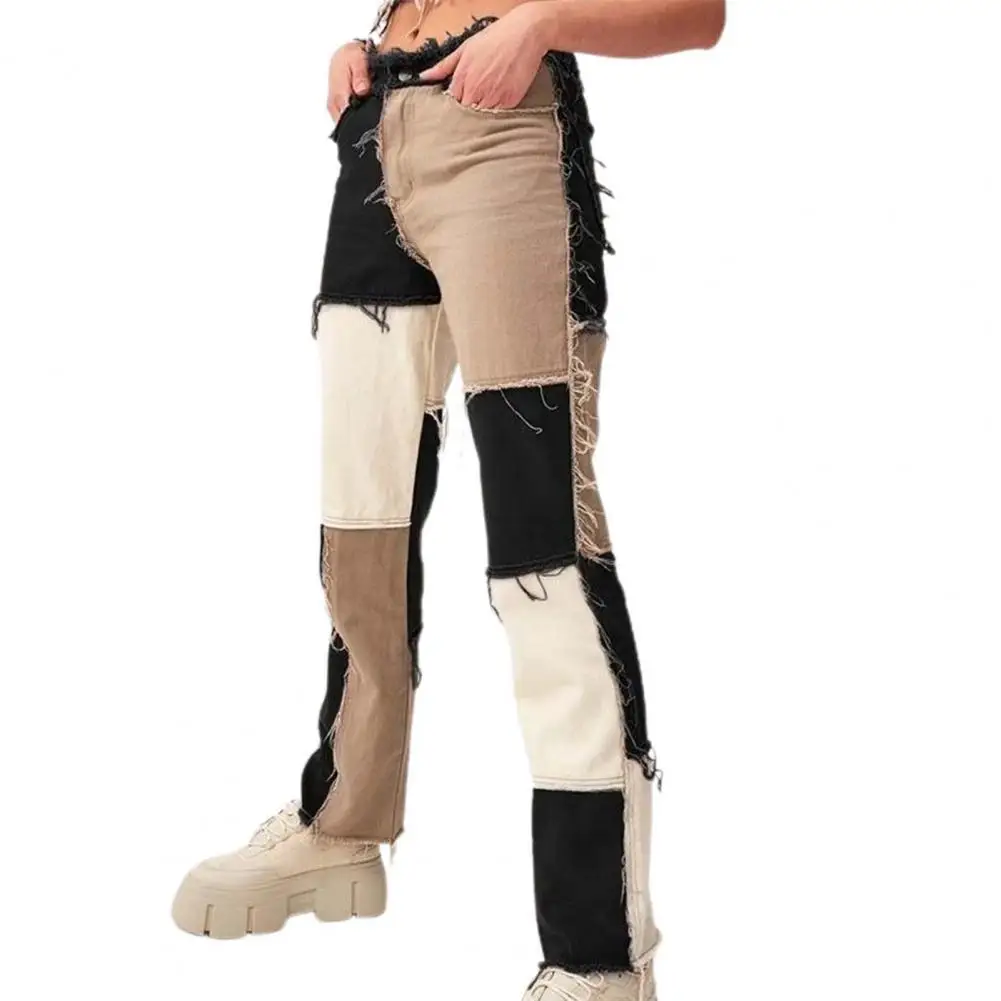 

Pencil Pants High Waist Pockets Women Jeans Women Jeans Cool Pencil Jeans