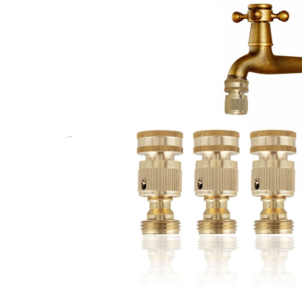 Садовый шланг быстрое соединение твердой латуни для быстрого подключения к