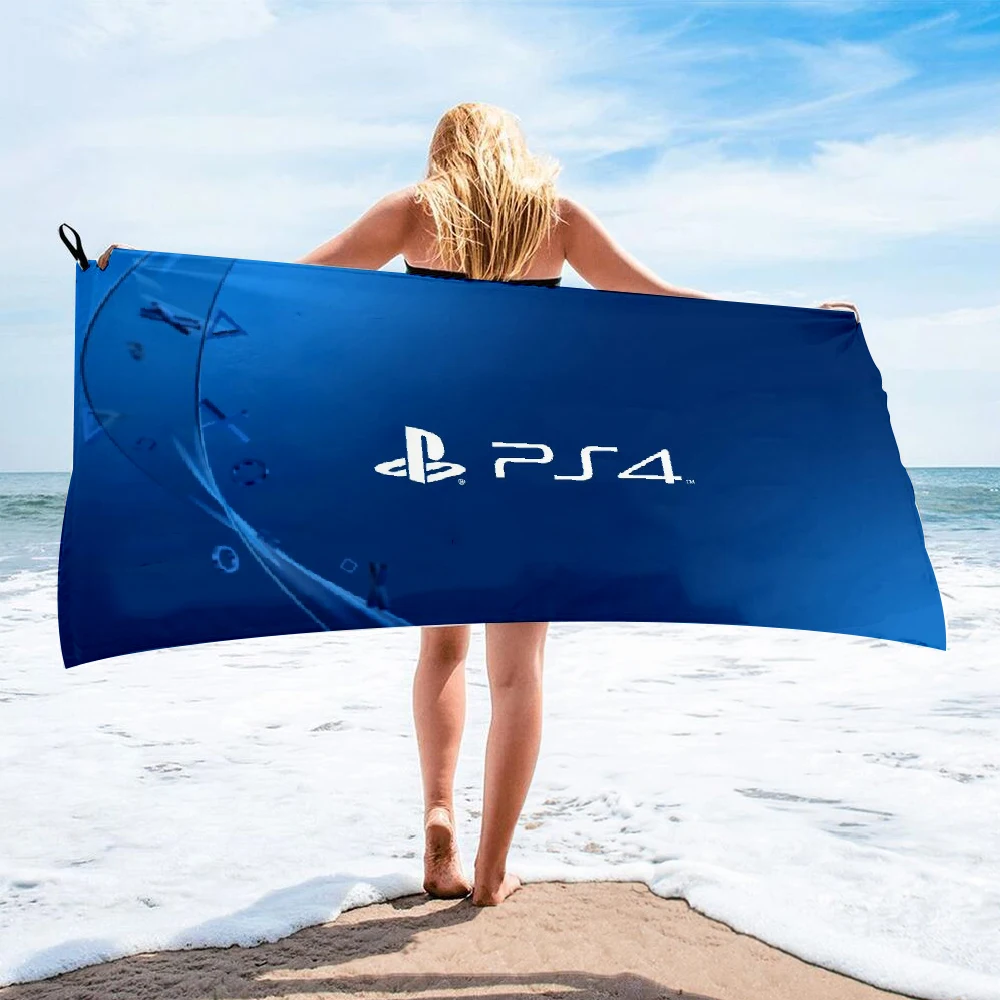 Банное полотенце PlayStation Games пляжное женская шелковая длинная юбка с принтом