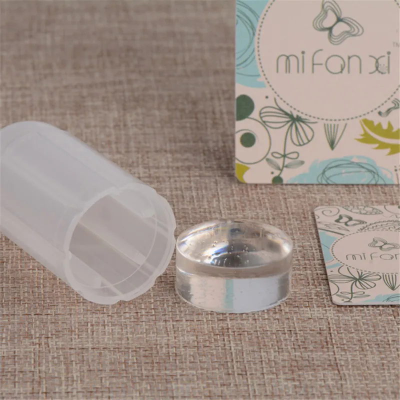 

MiFanXi Clear Jelly Stamper Nail Art Stamper Crystal Clear Silicone Stamper Stamping Nail Tools